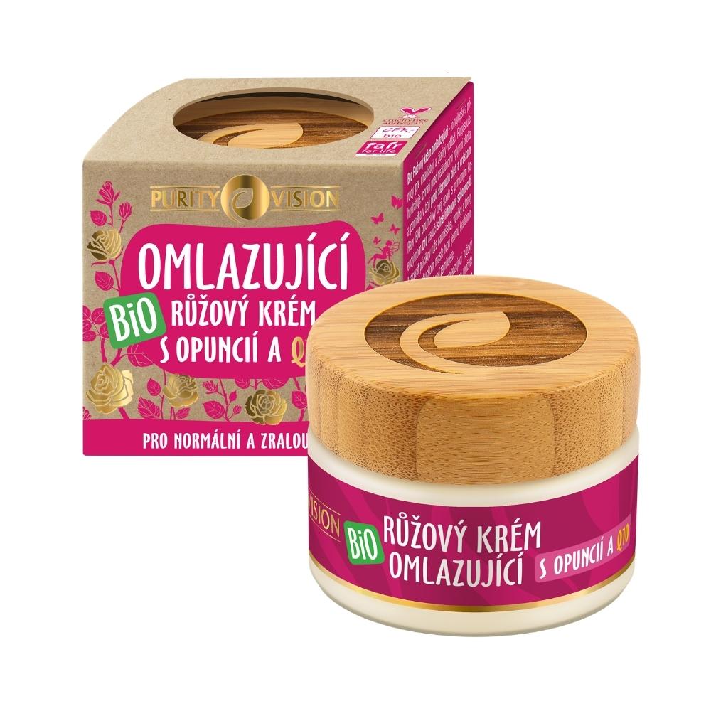 Bio rožna pomlajevalna krema 40 ml