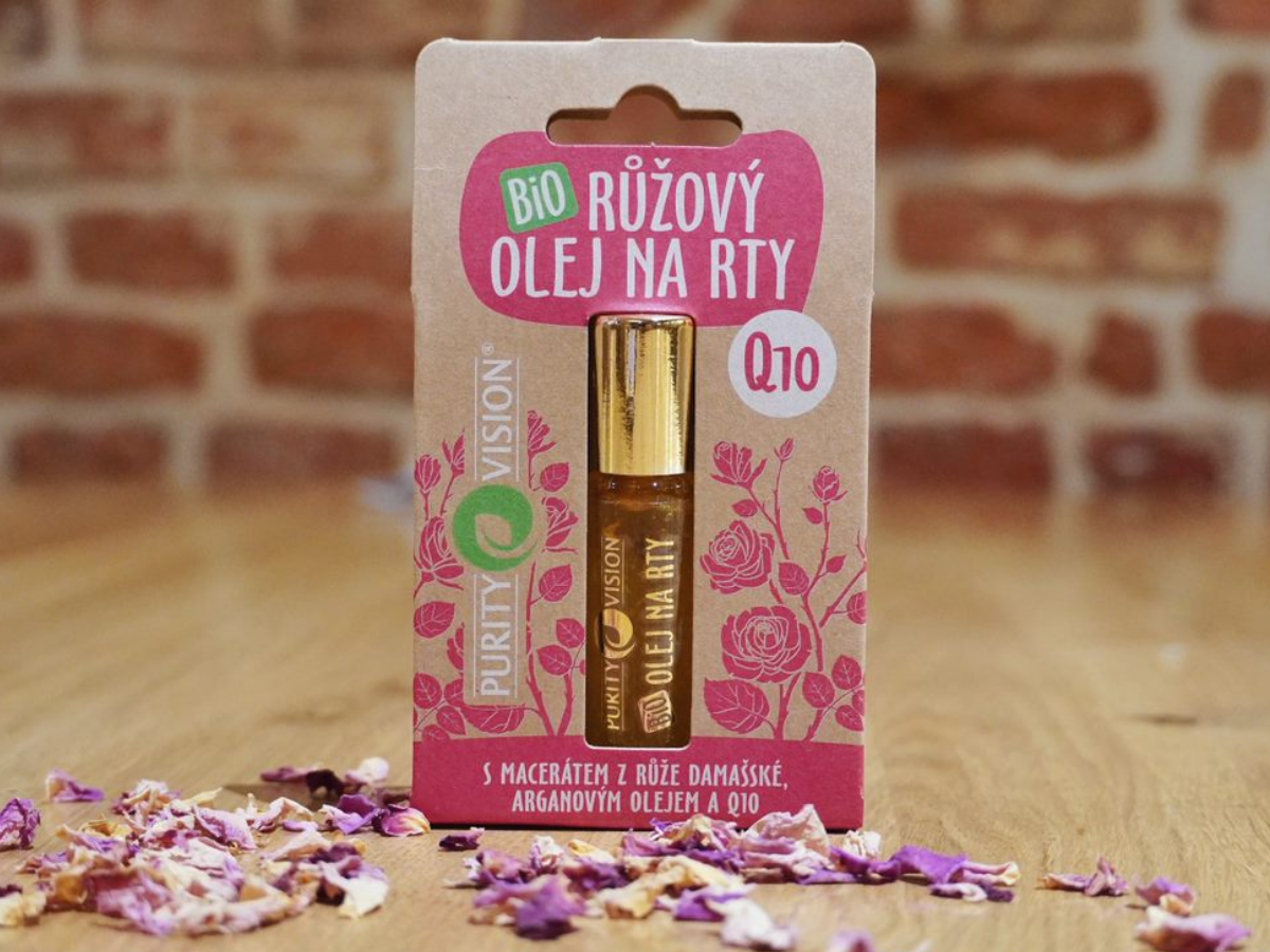 Bio rožno olje za ustnice 10 ml