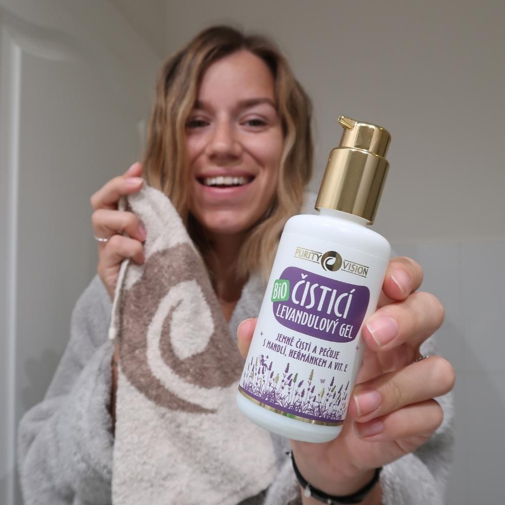 Bio sivkin čistilni gel z mandlji, kamilico in vitaminom E 100 ml