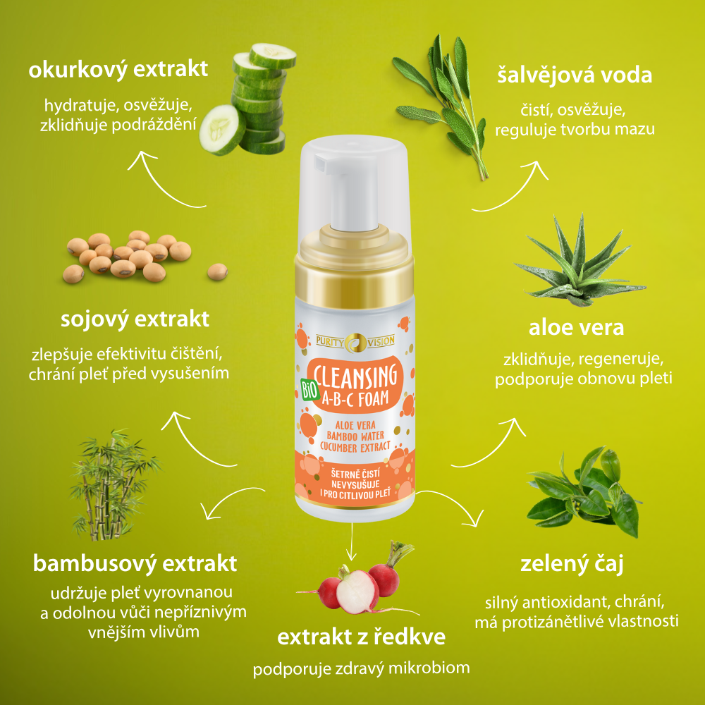 Bio čistilna ABC pena 90 ml