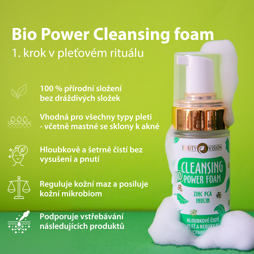 Bio čistilna močna pena 90 ml