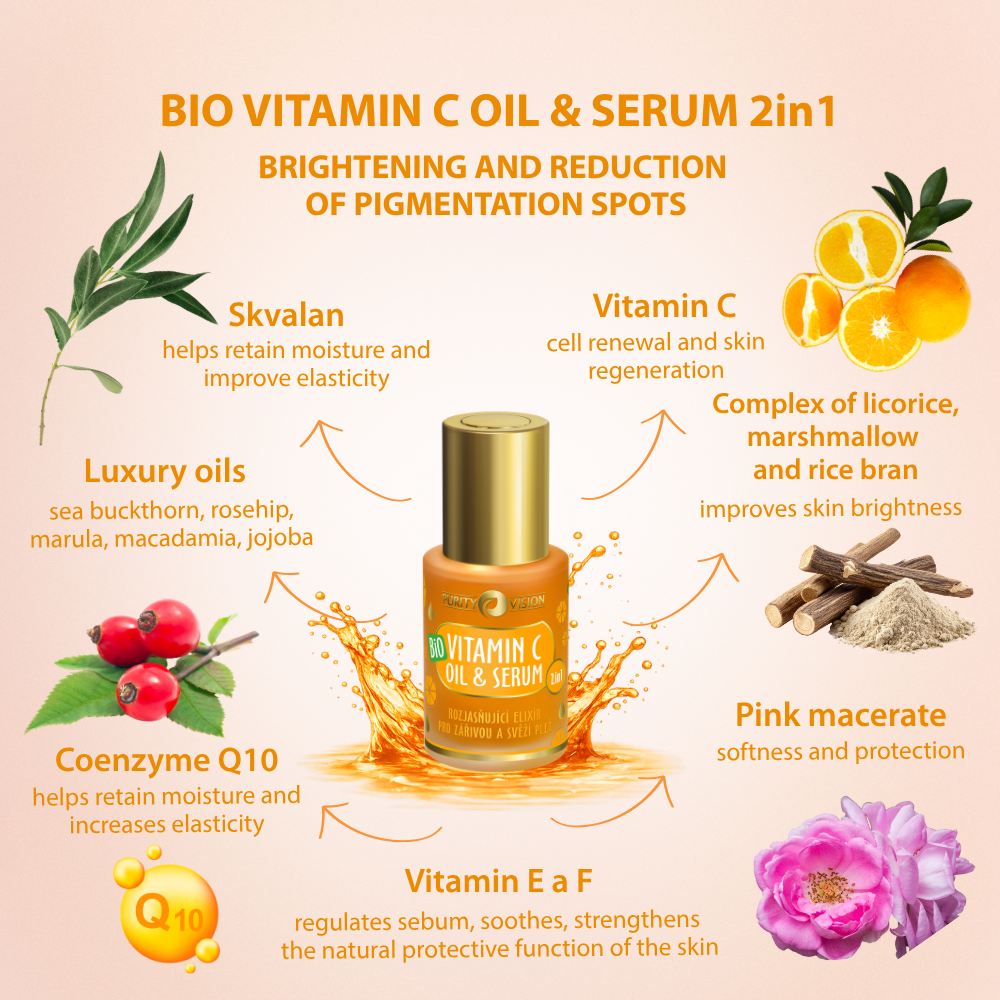 Bio vitamin C olje in serum 2v1 30 ml