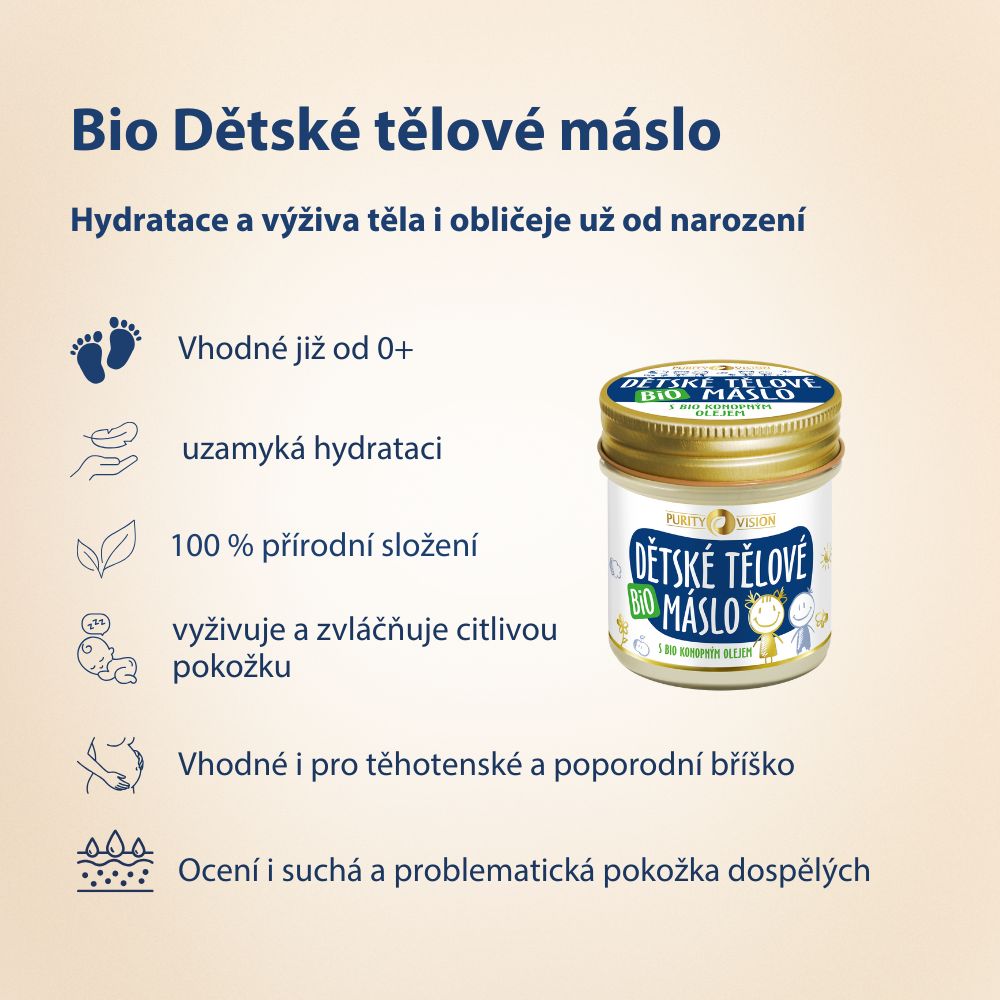 Bio otroško maslo za telo 350 ml