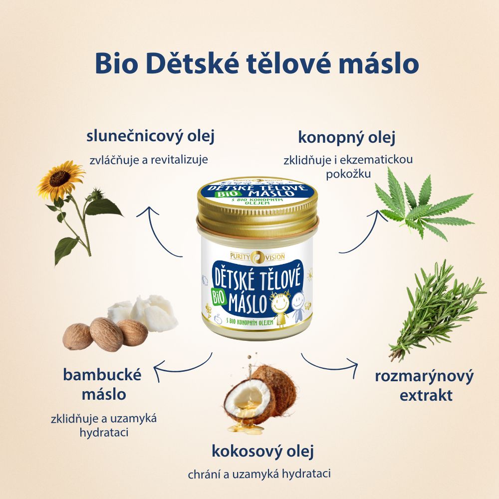 Bio otroško maslo za telo 20 ml