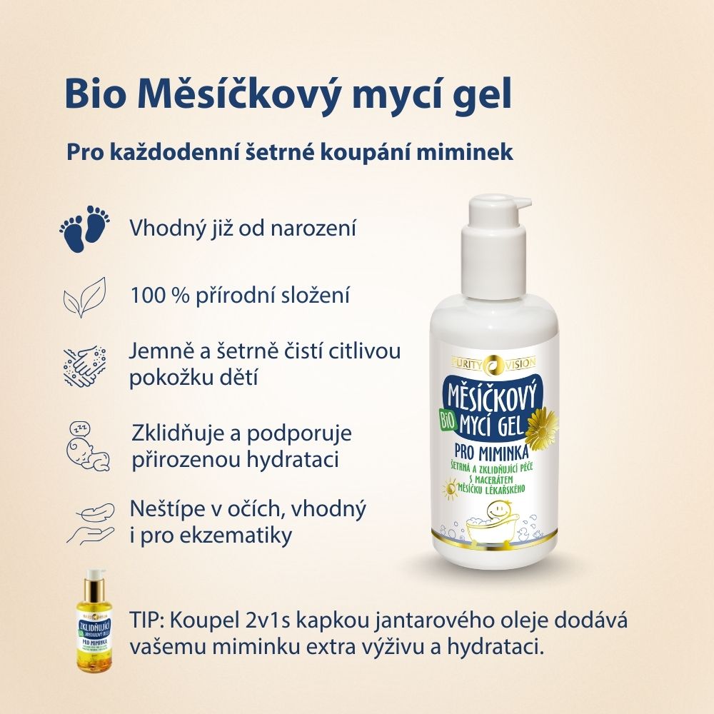 Bio gel za prhanje dojenčkov 200 ml