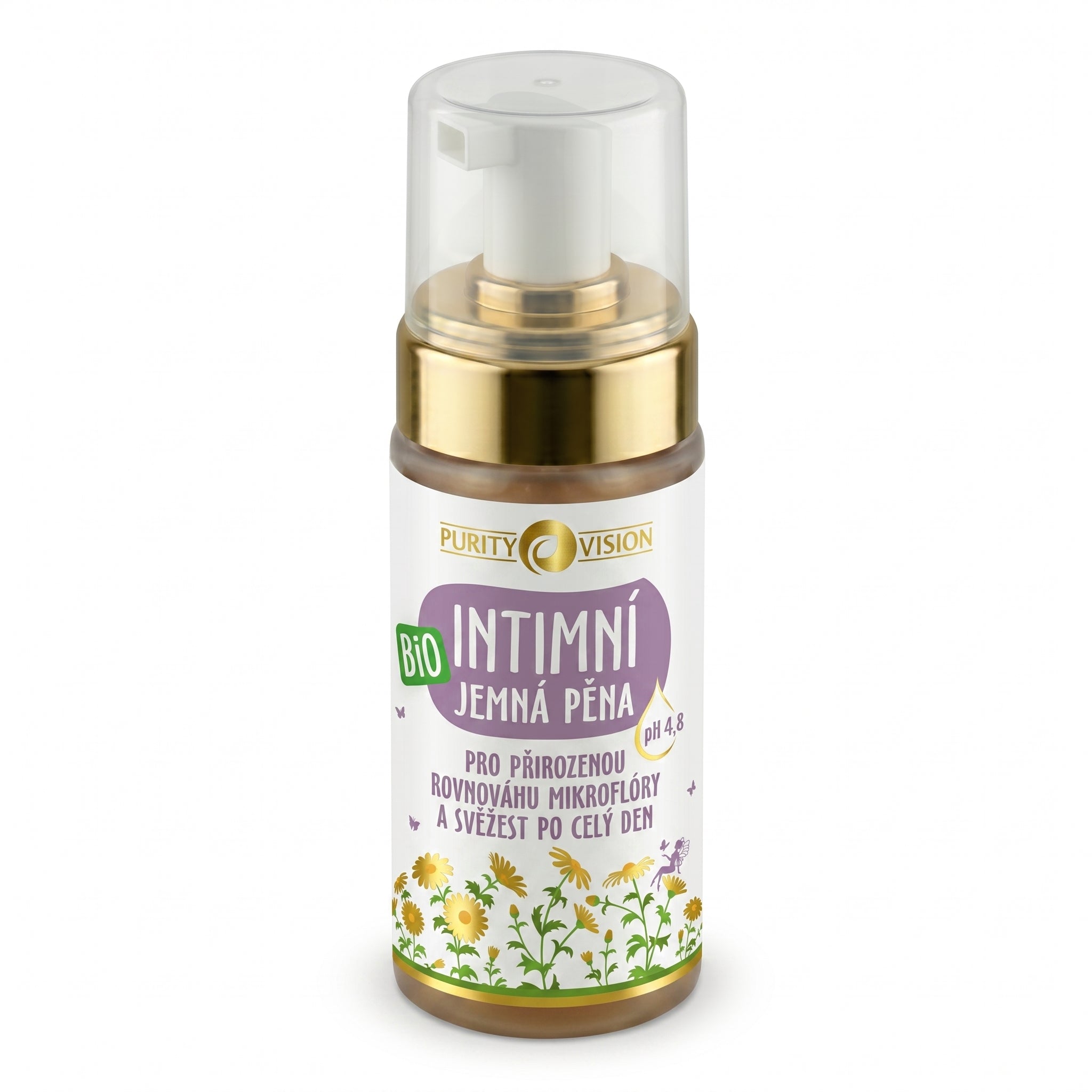 Bio nežen intimni pena 90 ml