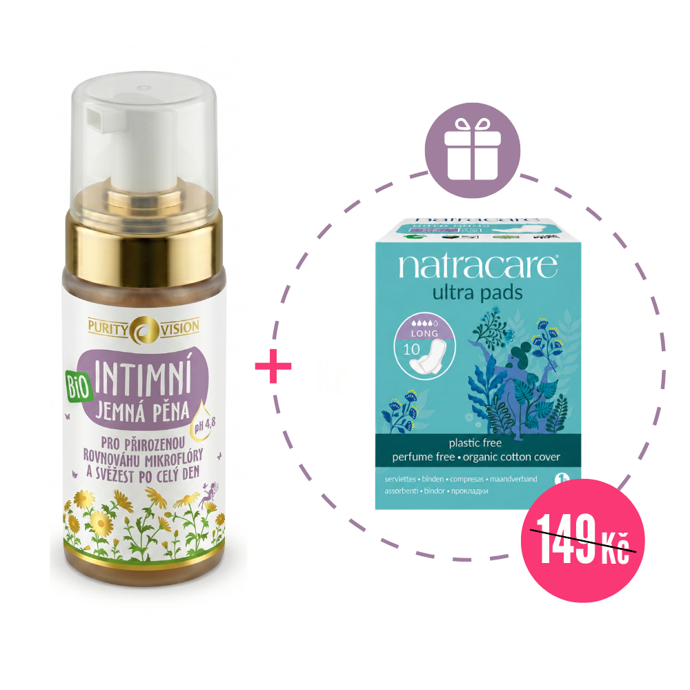 Bio nežen intimni pena 90 ml