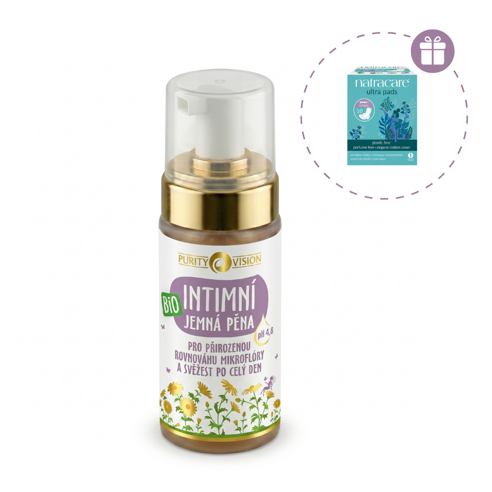 Bio nežen intimni pena 90 ml