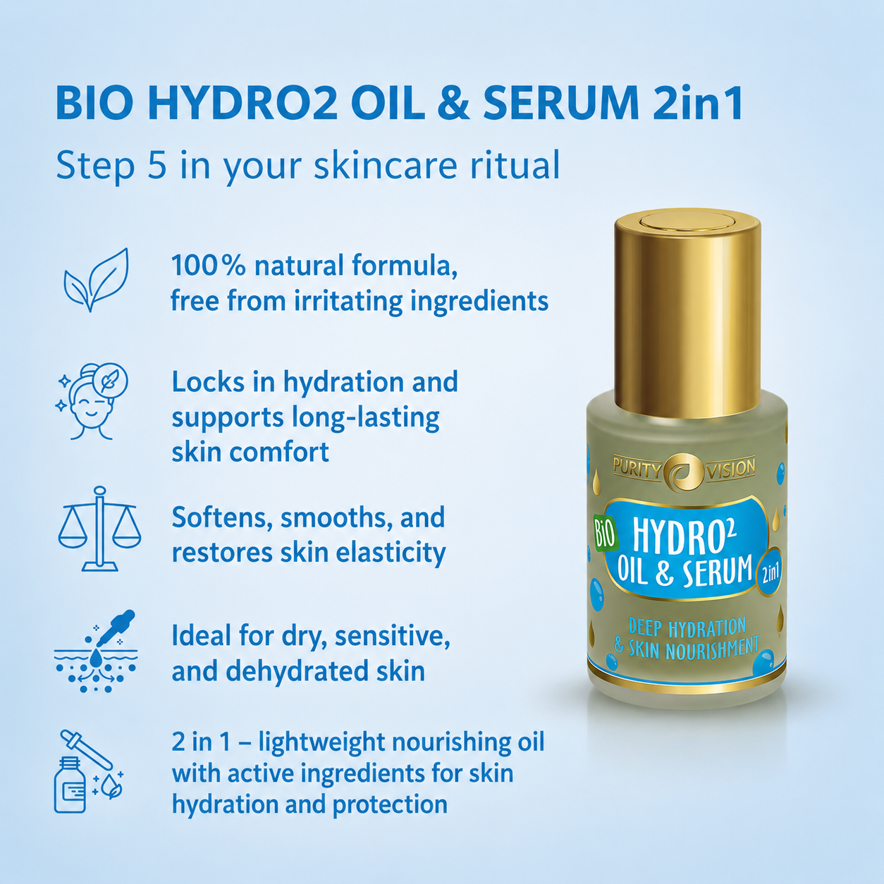 Bio Hydro2 olje in serum 2v1 30 ml