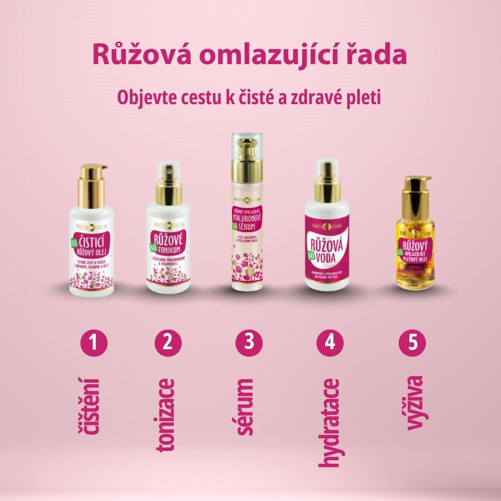 Bio rožni ritual nege obraza