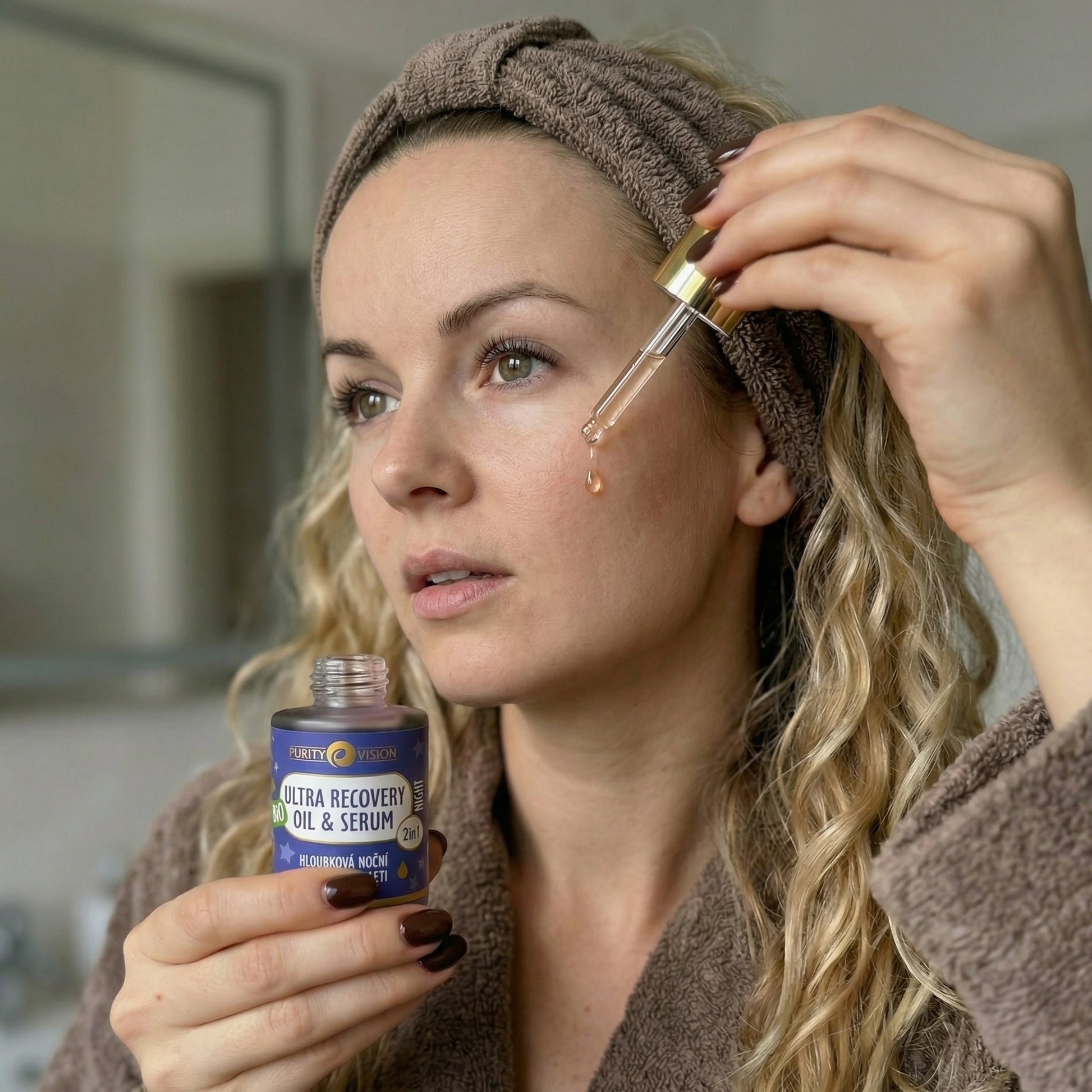 Bio Ultra Recovery nočno olje in serum 2v1 30 ml