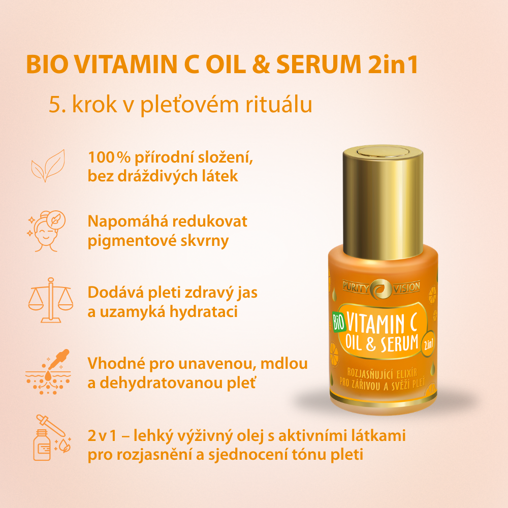 Bio vitamin C olje in serum 2v1 30 ml