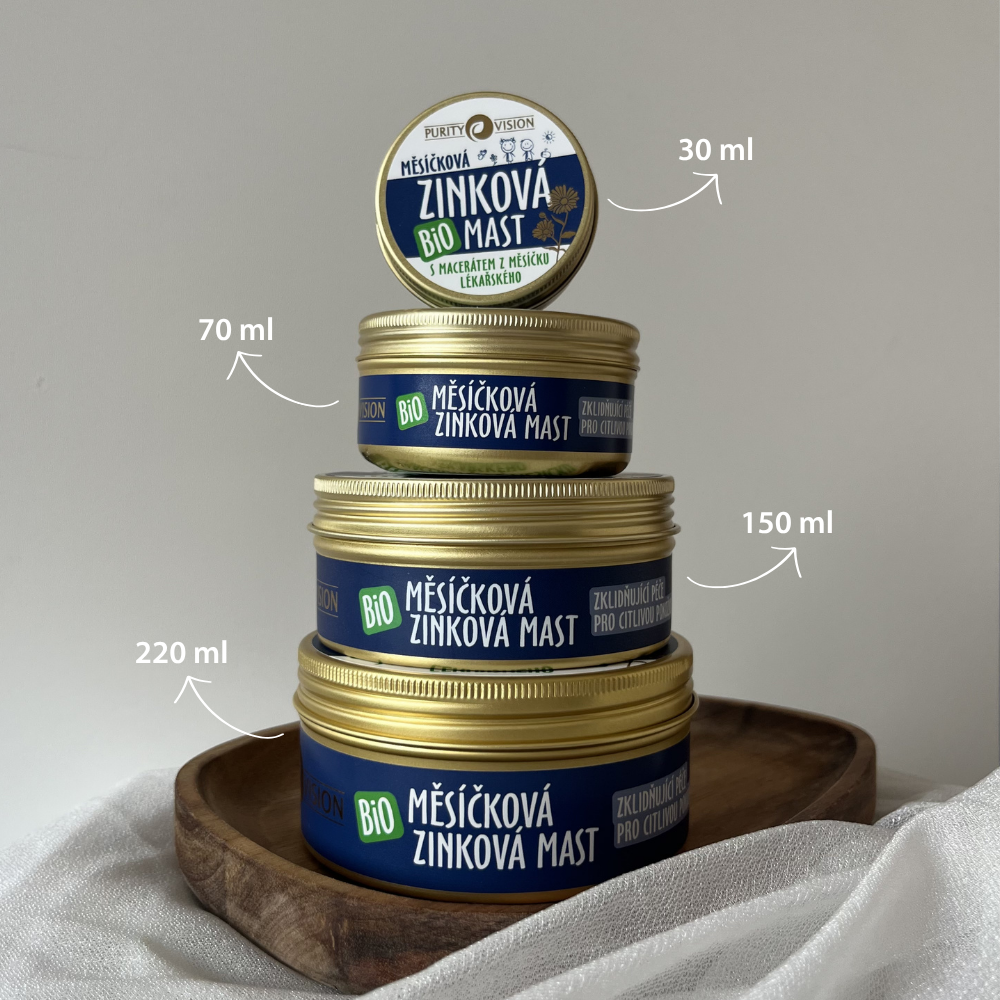 Ekološko mazilo s cinkom in ognjičem 30 ml